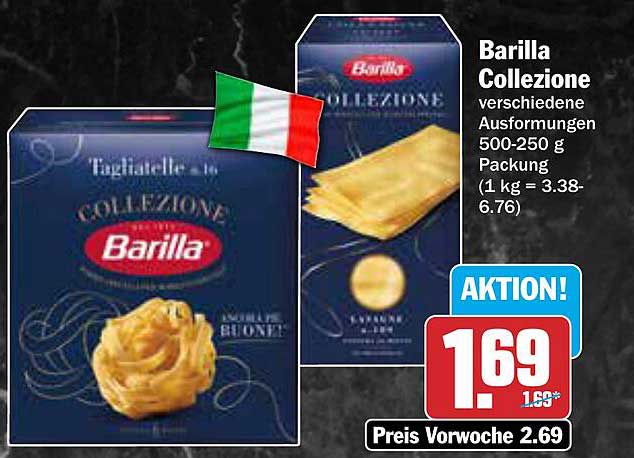 Barilla Collezione Tagilatelle verschiedene Ausführungen 500-250 g Packung