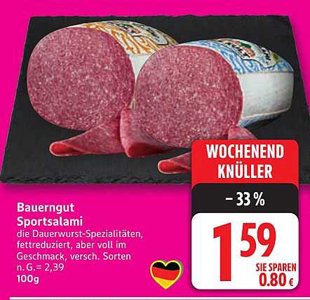 Bauern gut Sportsalami - die Dauerwurst-Spezialität