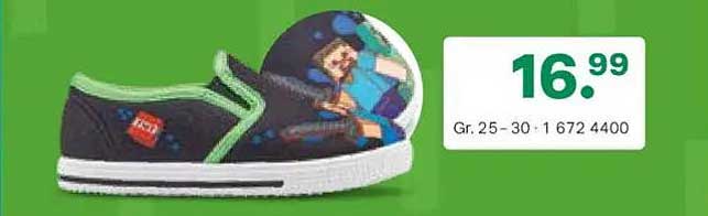 Bequeme Slipper für Kinder mit Minecraft-Motiv