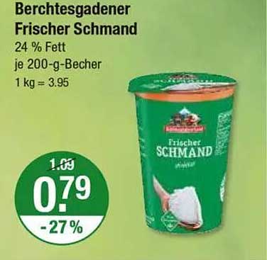 Berchtesgadener Frischer Schmand 200 g