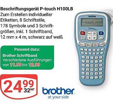 Beschriftungsgerät P-touch H100LB