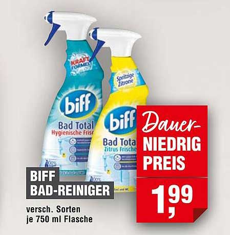 BIFF Bad-Reiniger - verschiedene Sorten, 750 ml Flasche