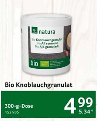 Bio Knoblauchgranulat
