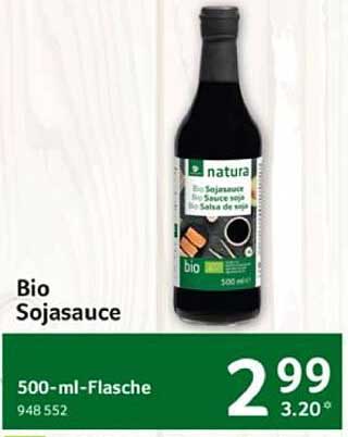 Bio Sojasauce 500-ml-Flasche