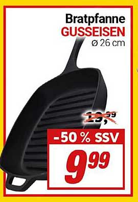 Bratpfanne Gusseisen Ø 26 cm