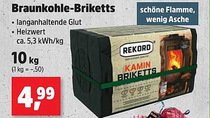 Braunkohle-Briketts