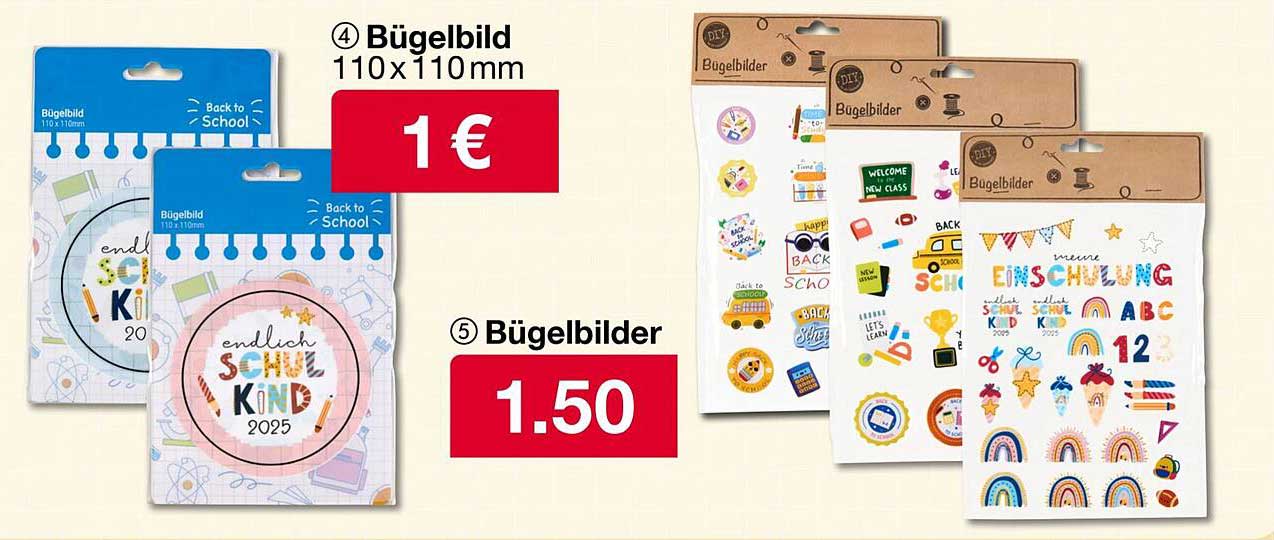 Bügelbild „endlich SCHUL KIND 2025“
