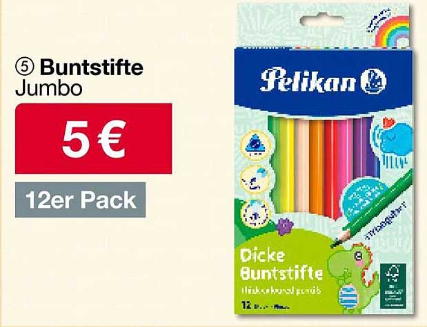 Buntstifte Jumbo 12er Pack