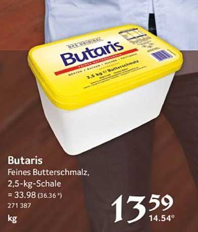 Butaris Feines Butterschmalz, 2,5-kg-Schale
