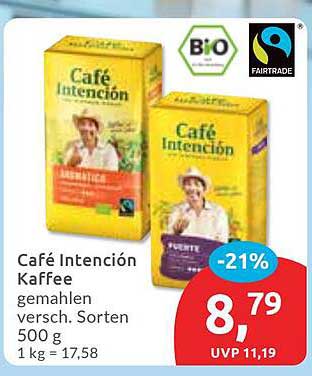 Café Intención Kaffee gemahlen, versch. Sorten, 500 g
