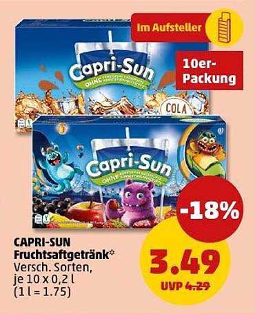 CAPRI-SUN Fruchtsaftgetränk - 10er-Packung