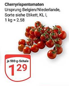 Cherryrispentomaten 500 g - frisch und saftig