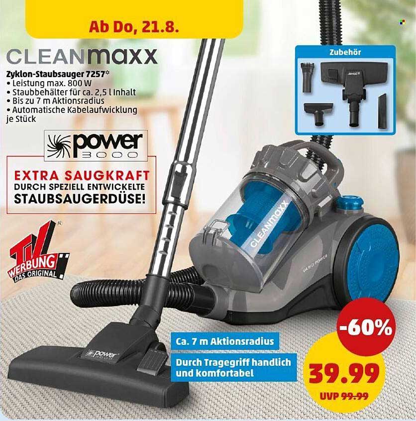 CLEANmaxx Zyklon-Staubsauger 7257
