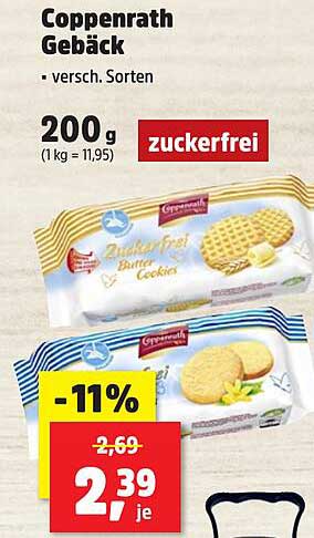 Coppenrath Gebäck - Zuckerfrei