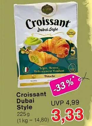 Croissant Dubai Style - Pistazien-Geschmack 225 g