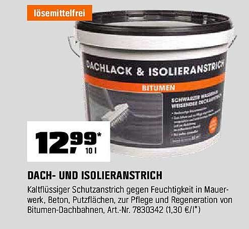 DACH- UND ISOLIERANSTRICH