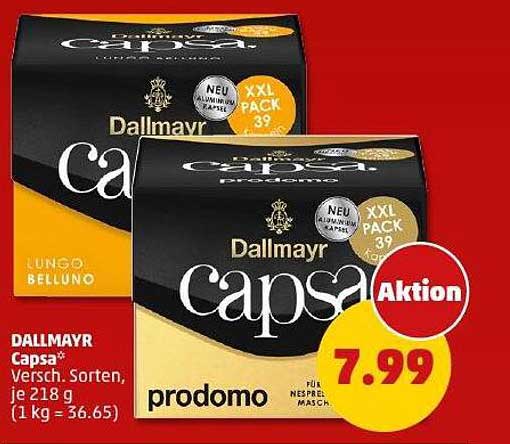 DALLMAYR Capsa® Versch. Sorten, je 218 g