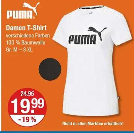 Damen T-Shirt von PUMA in verschiedenen Farben