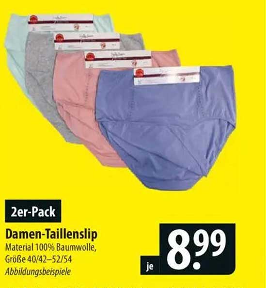 Damen-Taillenslip 2er-Pack