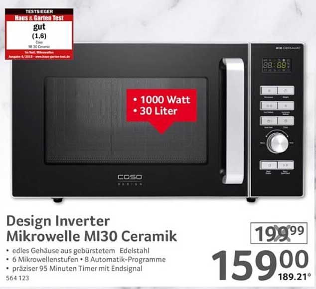 Design Inverter Mikrowelle MI30 Ceramik