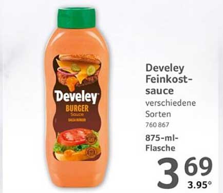 Develey Feinkostsauce verschiedene Sorten 875-ml-Flasche