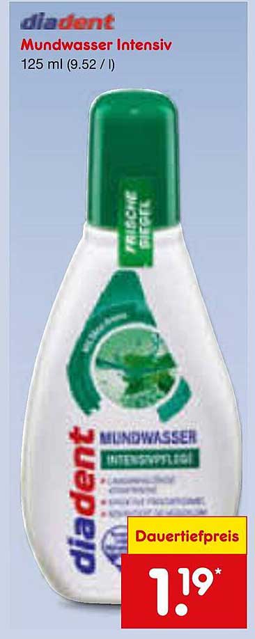 diadent Mundwasser Intensiv 125 ml