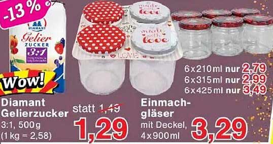 Diamant Gelierzucker 3:1, 500g