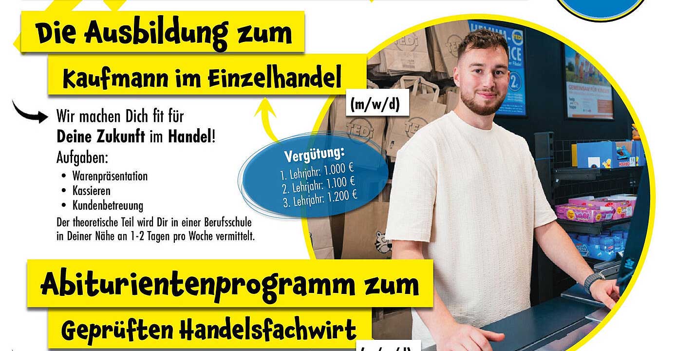 Die Ausbildung zum Kaufmann im Einzelhandel (m/w/d)