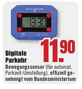 Digitale Parkuhr