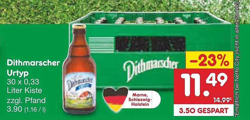 Dithmarscher Urtyp 30 x 0,33 Liter Kiste