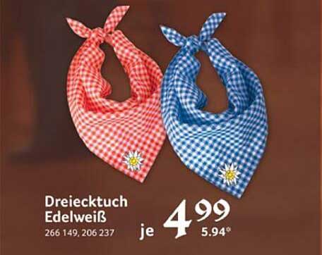 Dreieckstuch Edelweiß