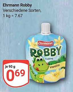 Ehrmann Robby Pudding – Vanille