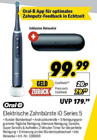 Elektrische Zahnbürste iO Series 5 von Oral-B
