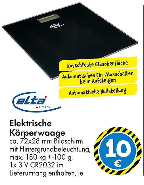 Elta Elektrische Körperwaage