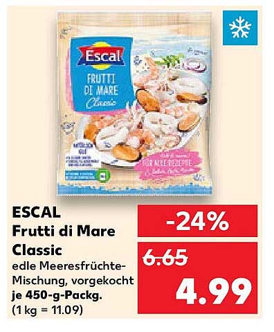 ESCAL Frutti di Mare Classic - Edle Meeresfrüchte-Mischung
