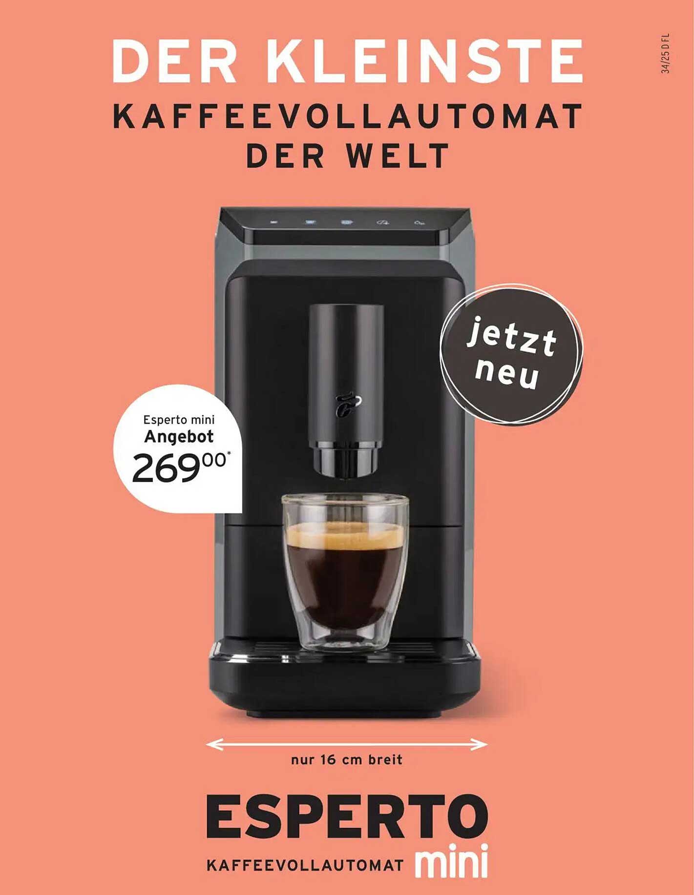 ESPERTO mini - Der kleinste Kaffeevollautomat der Welt