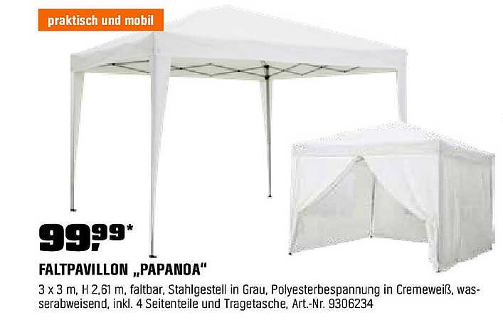 Faltpavillon „PAPANOA“