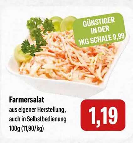 Farmersalat aus eigener Herstellung