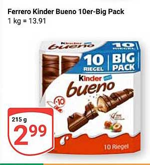 Ferrero Kinder Bueno 10er-Big Pack