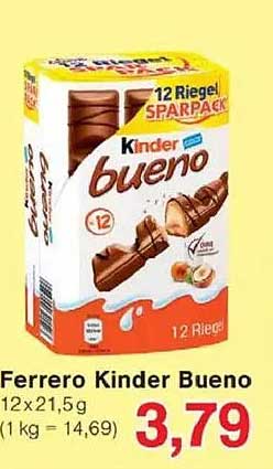 Ferrero Kinder Bueno 12er Pack