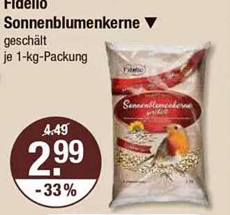 Fidelio Sonnenblumenkerne geschält - 1-kg-Packung