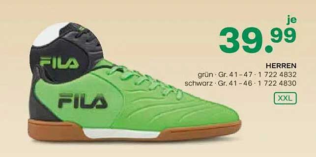 Fila Herren Schuhe in Grün und Schwarz