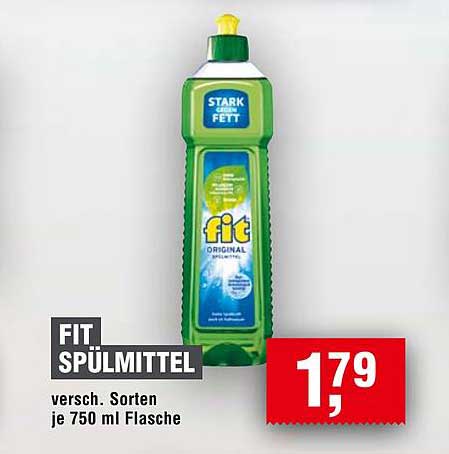 FIT Spülmittel - Stark gegen Fett