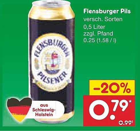 Flensburger Pils 0,5 Liter