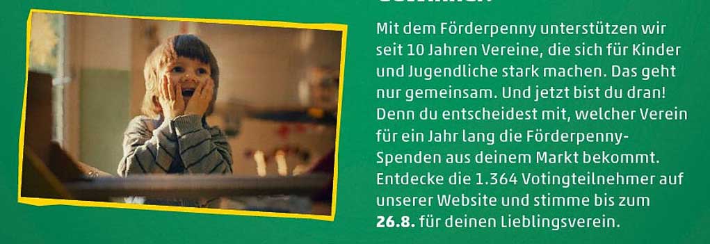 Förderpenny - Deine Stimme für Kinder- und Jugendvereine