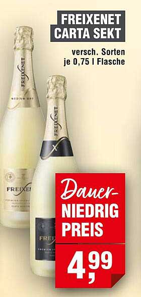 FREIXENET CARTA SEKT, 0,75 l Flasche