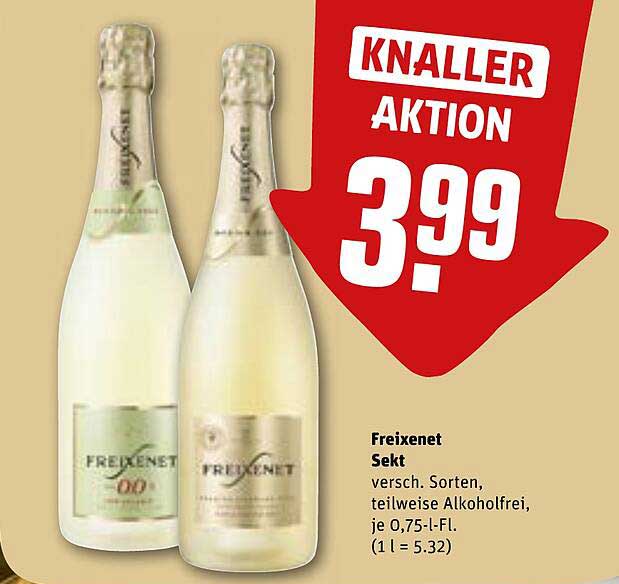 Freixenet Sekt – Verschiedene Sorten, teilweise alkoholfrei