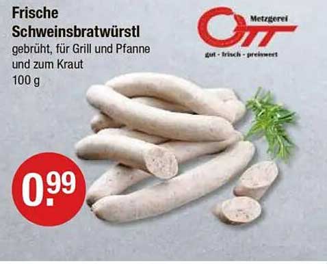 Frische Schweinsbratwürstl – Der Genuss für Grill und Pfanne