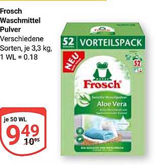 Frosch Waschmittel Pulver - Vorteile für Ihre Wäsche