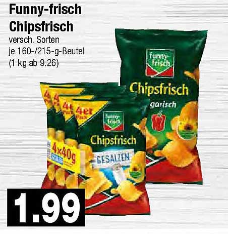 Funny-frisch Chipsfrisch – Verschiedene Sorten
